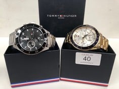 2 X TOMMY HILFIGER WATCHES MODELS TH.440.1.27.3167 AND TH.263.1.96.1795.