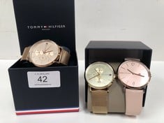 3 X TOMMY HILFIGER WOMEN'S WATCHES INCLUDING MODEL TH.353.3.34.2463.