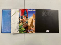 5 X VINYL BY VARIOUS ARTISTS INCLUDING BACK IN BLACK ACDC - LOCATION 46B.
