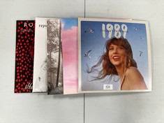 5 X VINYL BY VARIOUS ARTISTS INCLUDING TAYLOR SWIFT - LOCATION 14B.