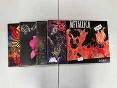 5 X VINYL BY VARIOUS ARTISTS INCLUDING METALLICA - LOCATION 10B.