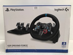 LOGITECH STEERING WHEEL AND PEDALS MODEL G29 - LOCATION 28B.