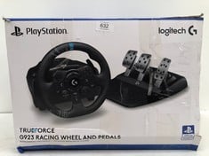 LOGITECH G923 PEDALS AND STEERING WHEEL - LOCATION 24B.