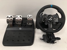 LOGITECH G923 PEDALS AND STEERING WHEEL (WITHOUT ORIGINAL BOX) -LOCATION 24B .