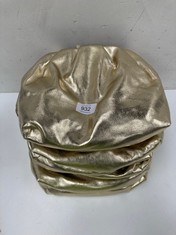 5 X SMALL BAG GOLD COLOUR P.V.P 390€ - LOCATION 28C.