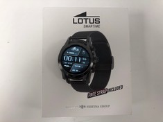 LOTUS SMARTIME 50048/1 SMARTWATCH IN BLACK (BOX WITH CHARGER) [JPTZ5135].