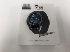 LOTUS SMARTIME 50048/1 SMARTWATCH IN BLACK (WITH BOX AND CHARGER) [JPTZ5134].