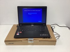 ACER ASPIRE 3 500 GB LAPTOP IN BLACK. (WITH ORIGINAL BOX AND CHARGER, ONLY WORKS CONNECTED TO POWER SUPPLY). AMD RYZEN 7, 8GB RAM, , AMD RADEON RX VEGA 10 GRAPHICS [JPTZ5024].