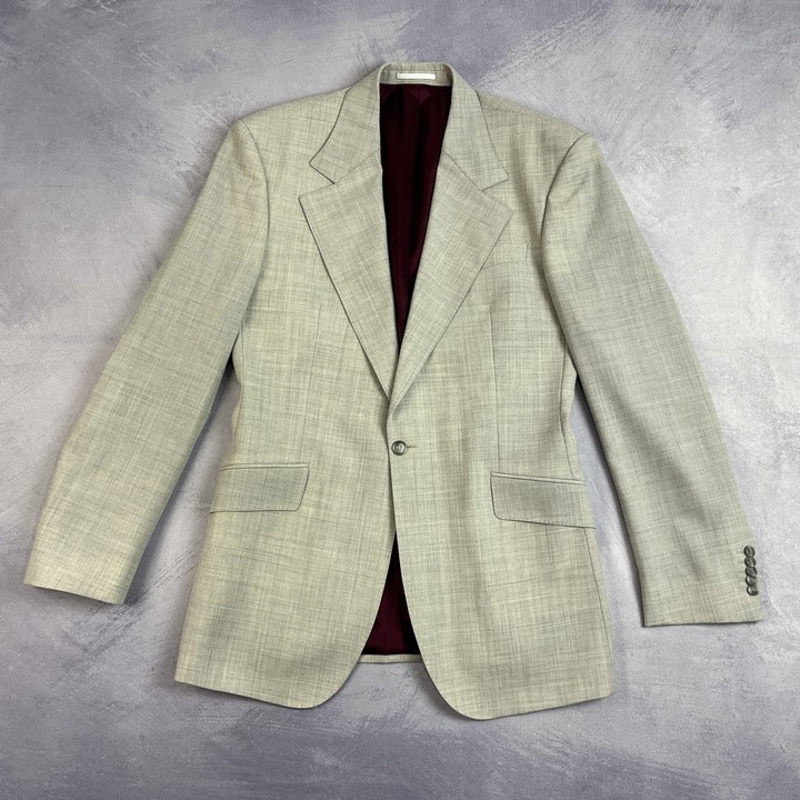 Kabiru Abu Holland and Sherry Savile Row Blazer - Size Unknown Pit to Pit Measurement Approximately 21 Inches (VAT only payable on Buyers Premium)