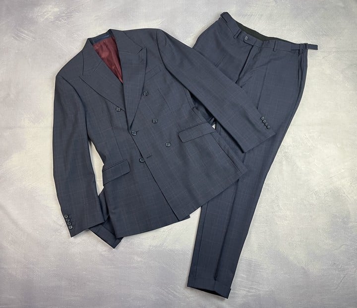 Harrisons & Edinburgh Suit Blazer and Trousers - Size Unknown Pit to Pit Approximately 21 Inches, Trousers  Approximately 34W (VAT only payable on Buyers Premium)