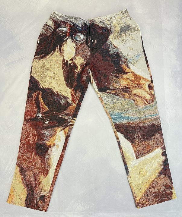 Retrovert Floral Trousers - Size XXL/2XL (VAT only payable on Buyers Premium)
