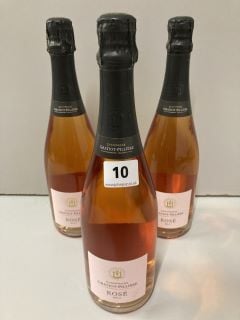 3 X BOTTLES OF GRATIOT PILLIERE CHAMPAGNE (18+ AGE RESTRICTED ITEM I.D REQUIRED)