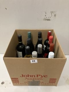 12 X ASSORTED BOTTLES OF WINE INC EL BOMBERO CARINENA (18+ AGE RESTRICTED ITEM I.D REQUIRED)