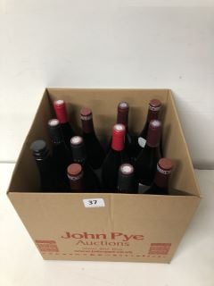 12 X ASSORTED BOTTLES OF WINE INC BROUILLY (18+ AGE RESTRICTED ITEM I.D REQUIRED)