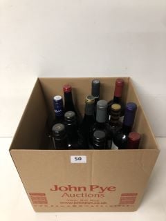 12 X ASSORTED BOTTLES OF WINE INC VINHA DO FAVA (18+ AGE RESTRICTED ITEM I.D REQUIRED)