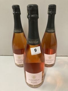 3 X BOTTLES OF GRATIOT PILLIERE CHAMPAGNE (18+ AGE RESTRICTED ITEM I.D REQUIRED)
