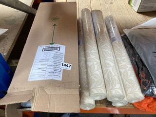 QTY OF ASSORTED WALLPAPER TO INCLUDE CROWN ASH BRANCH IN NATURAL WALLPAPER: LOCATION - E1
