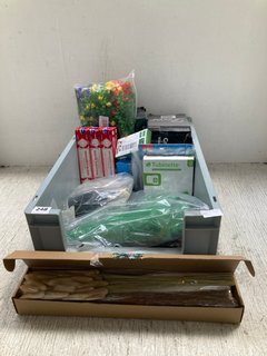 QTY OF ASSORTED ITEMS TO INCLUDE DRAGONS BLOOD INCENSE STICKS & KITCHEN SINK PLUG: LOCATION - J14
