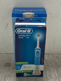 2 X ASSORTED HOUSEHOLD ITEMS TO INCLUDE ORAL-B VITALITY TOOTHBRUSH: LOCATION - J18