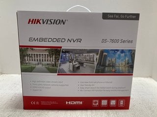 HIKVISION EMBEDDED NVR DS-7600 SERIES - RRP £189: LOCATION - J2
