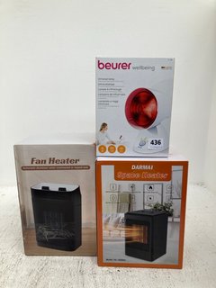 3 X ASSORTED ITEMS TO INCLUDE BEURER WELLBEING INFRARED LAMPS: LOCATION - I14
