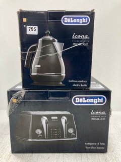 DELONGHI FOUR - SLICE TOASTER TO INCLUDE DELONGHI ELECTRIC KETTLE: LOCATION - H 1