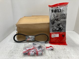 QTY OF YAMAHA VEHICLE PARTS TO INCLUDE V - BELT FOR SCOOTERS & ATV B9Y - E7641 - 00: LOCATION - H 1