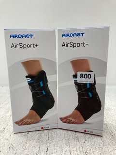 2 X AIRCAST AIRSPORT + ANKLE STABILIZATION BRACE: LOCATION - H 1