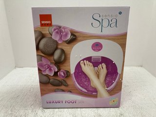 LUXURY FOOT SPA WITH 4 MASSAGE ROLLERS: LOCATION - H 9