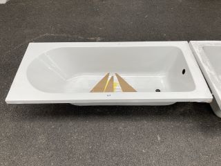 (COLLECTION ONLY) 1600 X 700MM NO TH SINGLE ENDED BATH RRP £409: LOCATION - A2