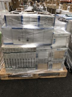 PALLET OF ASSORTED TILES TO INCLUDE ROCA 250 X 110MM METRO STYLE TILES IN WHITE - APPROX RRP £2000 (NOTE: HEAVY ITEM, SUITABLE MANPOWER & VEHICLE REQUIRED FOR COLLECTION): LOCATION - A2 (KERBSIDE PAL