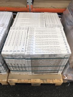 PALLET OF 500MM2 MATTE WHITE PORCELAIN FLOOR TILES APPROX 36M2 - RRP £2000 (NOTE: HEAVY ITEM, SUITABLE MANPOWER & VEHICLE REQUIRED FOR COLLECTION): LOCATION - B4 (KERBSIDE PALLET DELIVERY)