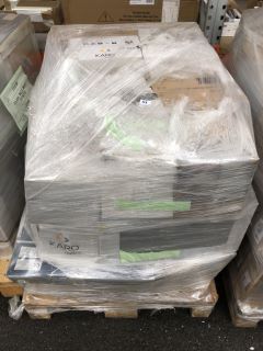 PALLET OF ASSORTED TILES TO INCLUDE 500 X 250MM GREY WALL TILES - APPROX RRP £2000 (NOTE: HEAVY ITEM, SUITABLE MANPOWER & VEHICLE REQUIRED FOR COLLECTION): LOCATION - B4 (KERBSIDE PALLET DELIVERY)