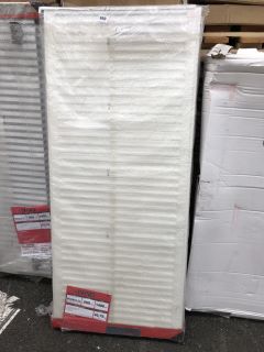 QTY OF ASSORTED COMPACT RADIATORS TO INCLUDE K-RAD DOUBLE COMPACT RADIATOR 1400 X 600MM - APPROX RRP £500: LOCATION - B7 ISLAND