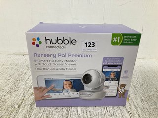 HUBBLE CONNECTED NURSERY PAL PREMIUM 5INCH SMART HD BABY MONITOR - RRP: £149.99: LOCATION - WA4