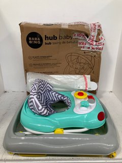 3 X ASSORTED BABY ITEMS TO INCLUDE HUB BABY SWING: LOCATION - WA6