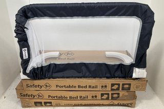3 X SAFETY 1ST PORTABLE BED RAILS: LOCATION - WA6