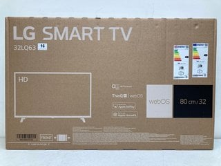 LG LED 32" FHD 2022 SMART TV(SEALED) - MODEL 32LQ63 - RRP £249: LOCATION - BOOTH