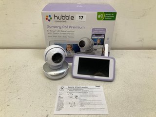 HUBBLE CONNECTED NURSERY PAL PREMIUM 5-INCH SMART HD BABY MONITOR - RRP: £149.99: LOCATION - BOOTH