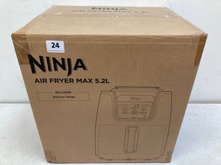 NINJA 5.2 LITRE MAX AIR FRYER WITH SILICONE TONGS(SEALED) - MODEL AF150UKCP - RRP £189: LOCATION - BOOTH