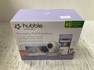 HUBBLE CONNECTED NURSERY PAL PREMIUM 5 INCH SMART HD BABY MONITOR - RRP: £149.99: LOCATION - A15