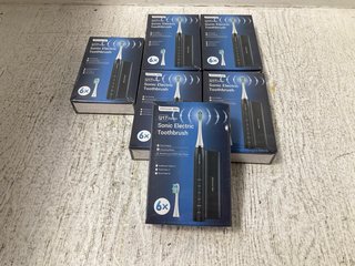 6 X PHYLIAN PRO U17 SERIES SONIC ELECTRIC TOOTHBRUSHES: LOCATION - A14