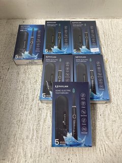 6 X U PHYLIAN SONIC ELECTRIC TOOTHBRUSHES: LOCATION - A14
