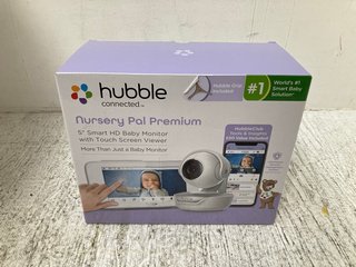 HUBBLE CONNECTED NURSERY PAL PREMIUM 5 INCH SMART HD BABY MONITOR - RRP: £149.99: LOCATION - A13