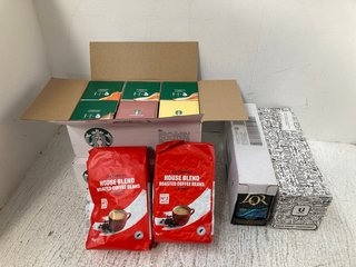 QTY OF ASSORTED COFFEE PRODUCTS TO INCLUDE L'OR ESPRESSO PAPUA NEW GUINEA GROUND COFFEE CAPSULES - BBE: 24.01.24: LOCATION - A13