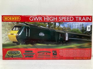 HORNBY GWR HIGH SPEED 00-GAUGE TRAIN SET - MODEL R1230 - RRP £158: LOCATION - BOOTH