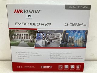 HIKVISION EMBEDDED NVR DS-7600 SERIES NETWORK VIDEO RECORDER(SEALED) - MODEL DS-7608NI-K2/8P - RRP £189: LOCATION - BOOTH