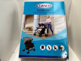 GRACO DUORIDER LIGHTWEIGHT DOUBLE PUSHCHAIR - RRP: £149.95: LOCATION - B7