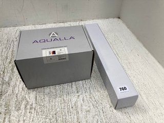 AQUALLA KYLOE DUAL 3 OUTLET CONCEALED VALVE IN CHROME TO INCLUDE AQUALLA CURVED SHOWER ARM IN CHROME - COMBINED RRP: £404.68: LOCATION - B8