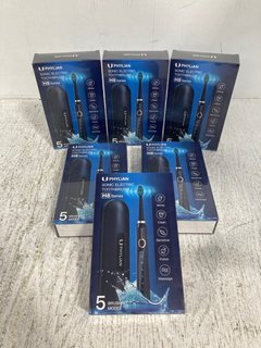 6 X U PHYLIAN SONIC ELECTRIC TOOTHBRUSHES H8 SERIES: LOCATION - WA2